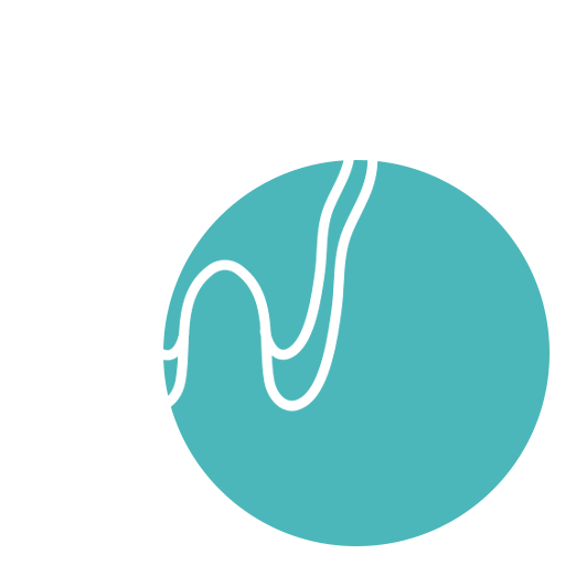 Outline of a tooth with a lightning bolt inside, symbolizing tooth pain, overlaid on a solid teal circle with a light gray background—ideal for illustrating vet or veterinarian dental services.